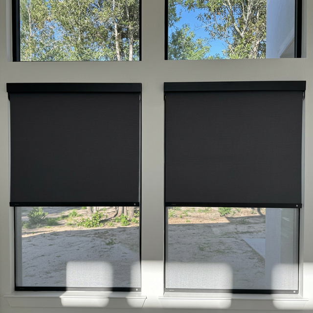 Motorized Solar Powered Roller Blinds