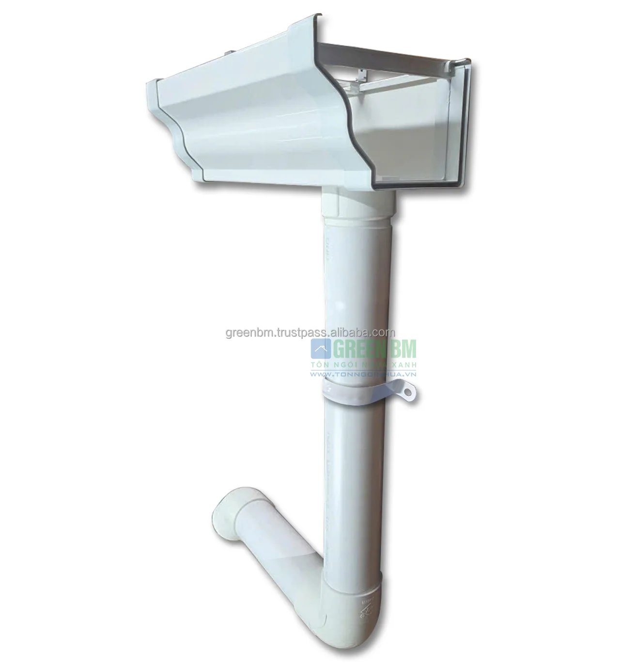 Lightweight Modern PVC Gutter 140mm System for Residential and Hotel Roofing