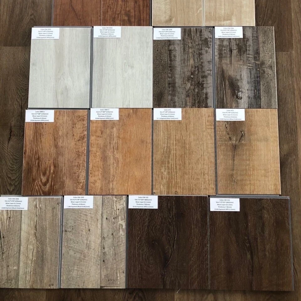 Vietnam Best Quality Waterproof Interlock Click SPC Vinyl Flooring PVC