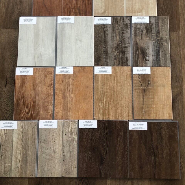 Vietnam Best Quality Waterproof Interlock Click SPC Vinyl Flooring PVC