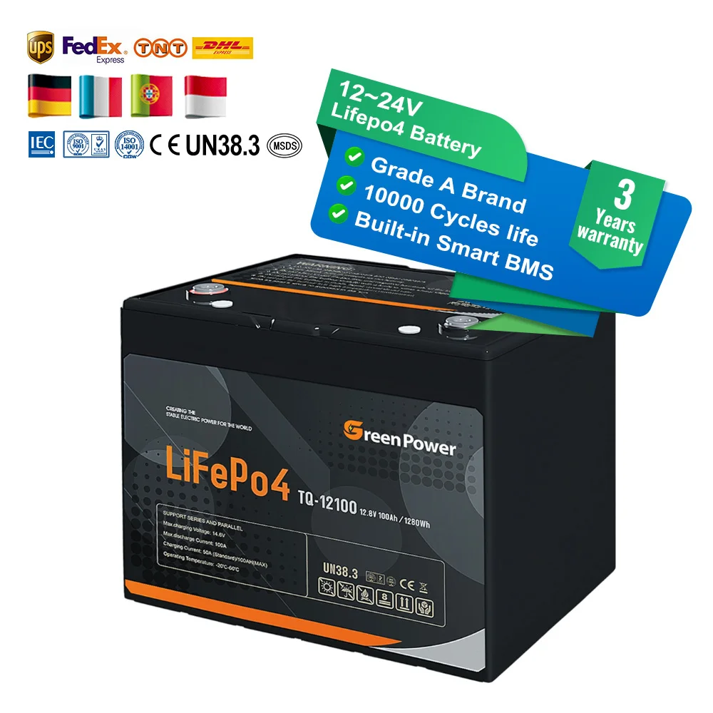 RV Travel Must-Have 12V 24V Lithium Energy Battery