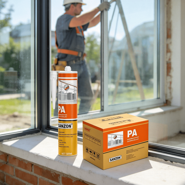 Weather-Resistant Weatherproof Acrylic Glue & Silicone Sealant