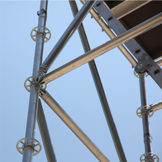 Galvanized Steel Ringlock Scaffolding Multidirectional