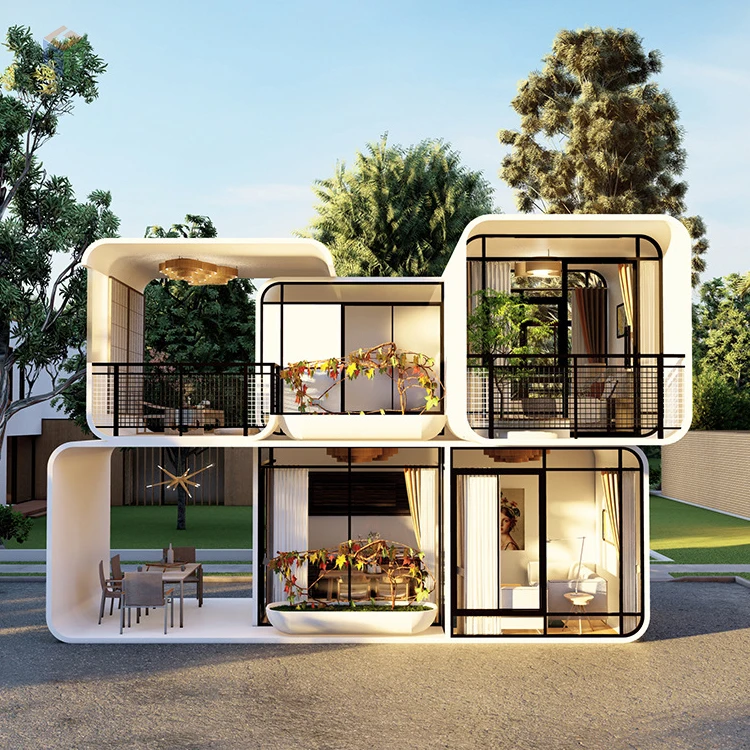 Soundproof Modern Space Capsule Container Hotel