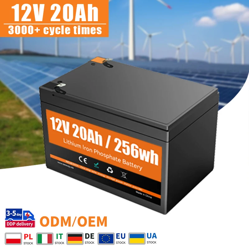 Home Energy Storage Lithium Ion Battery Pack 12V 20Ah