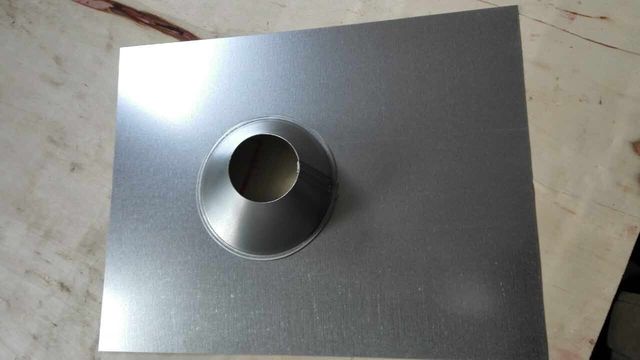 4 In. Gas Vent Adjustable Roof Flashing with Tapered Stack
