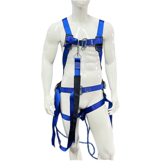 J&J Climbing Harness Safety Rope Heavy-Duty Webbing Fall Arrest Lanyard