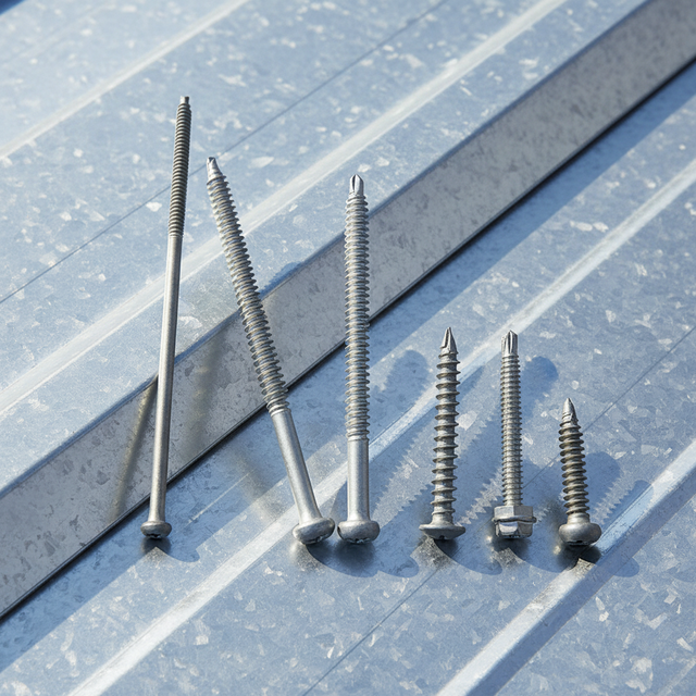 Galvanized Roofing Screws for Mechanical Fixing of Flat Roof Waterproofing Membrane
