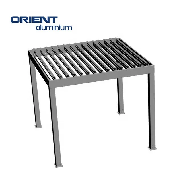 Pergola Aluminum Outdoor Louver Electric