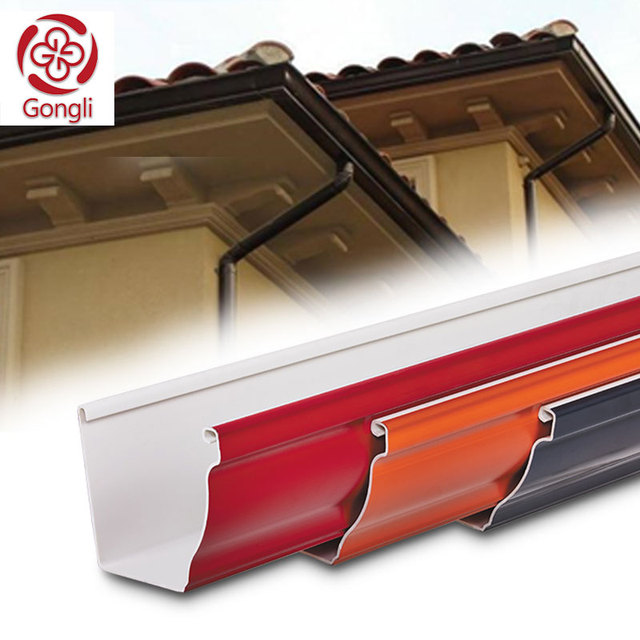 Gongli Wholesales Price Villa House Rain Water Roofing System Rainwater PVC Gutter