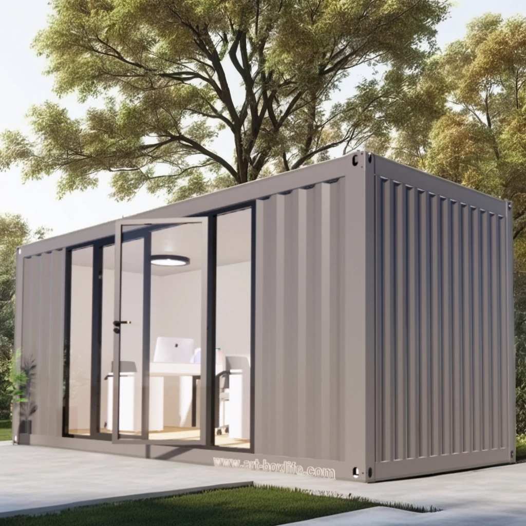 Modern 20ft 40ft Steel Container Houses Flat Pack Prefabricated Building