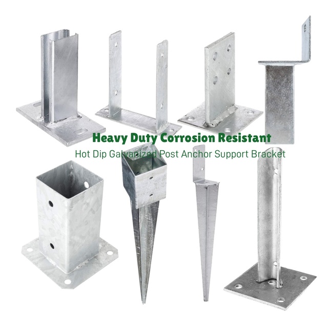Factory Customized Heavy Duty Hot Dip Galvanized Post Anchor