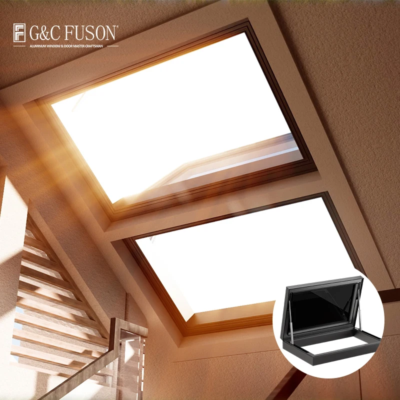 Fuson Own Factory Skylight Skylight Modern Style Aluminum Balcony Roof Window