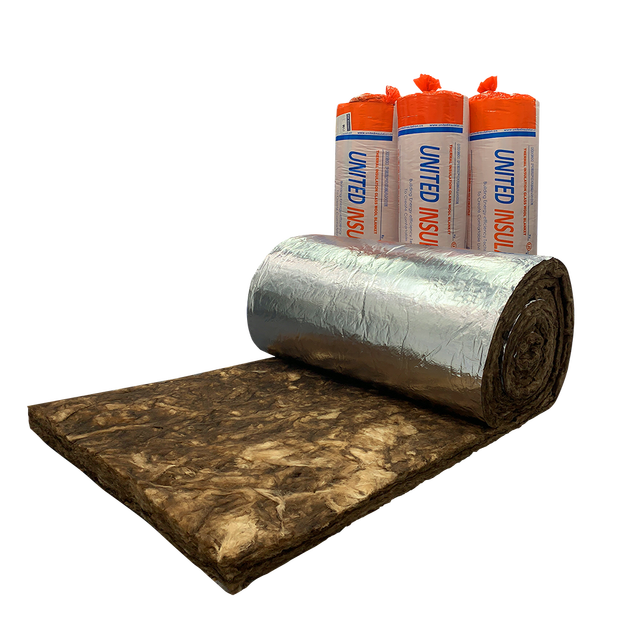 Australia Standard R1.3 R1.8 R2.3 55mm Thick Fiberglass Wool Insulation with Aluminum Foil