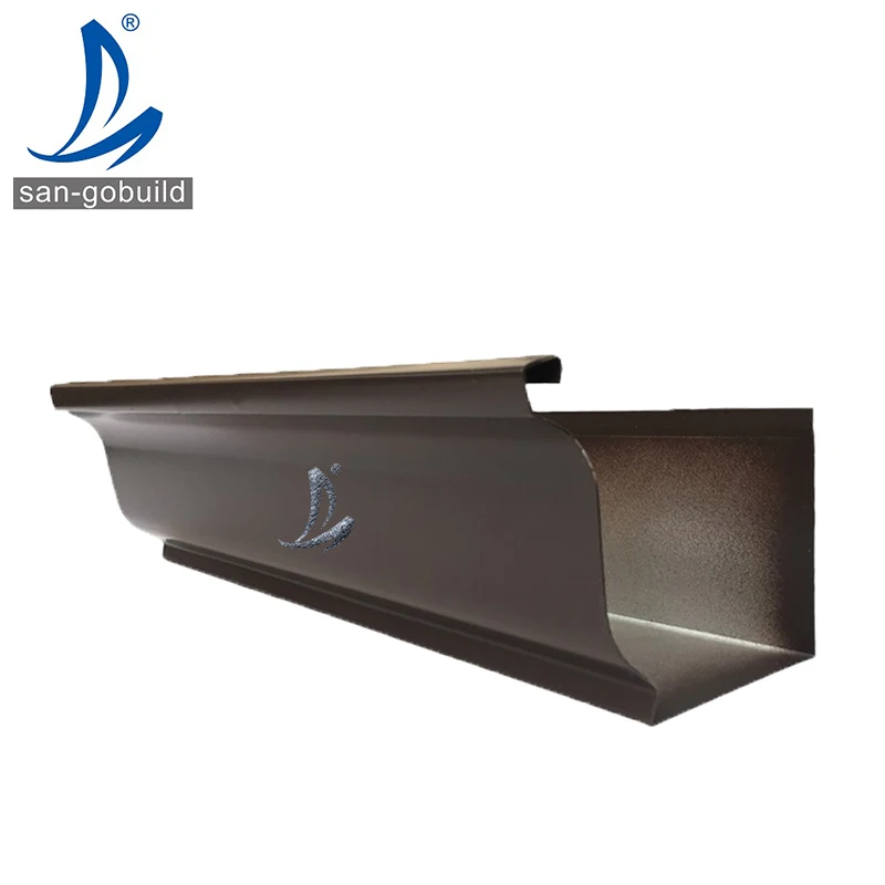 Concrete Roof Waterproof Aluminum Drainage System Water Collectors Gutter