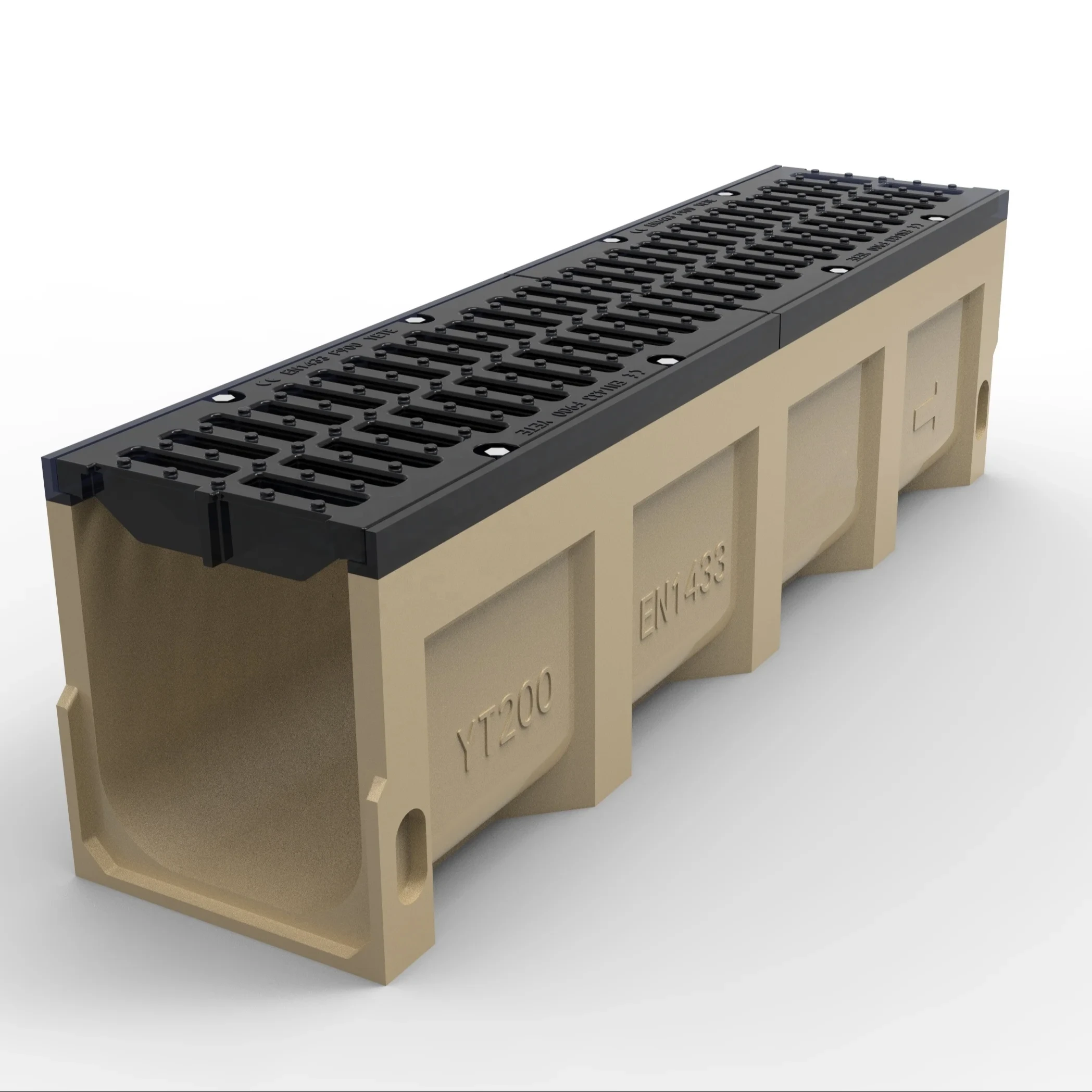 High Quality Light Weight 400mm Rain Gutter System Outdoor Water Drainage