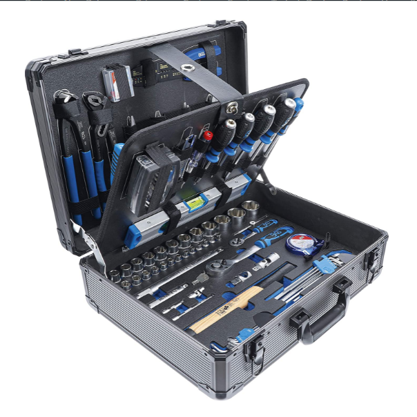 Hicen Professional Tool Set in Aluminium Case 149 Pieces Filled Lockable