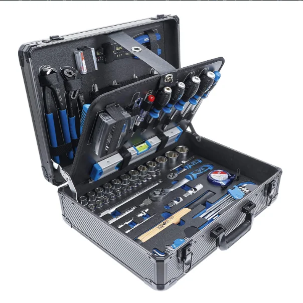 Hicen Professional Tool Set in Aluminium Case 149 Pieces Filled Lockable