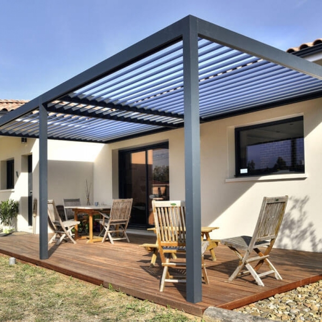 TOMA Pergola Aluminium 6x4 Profile Aluminium Pour Pergola