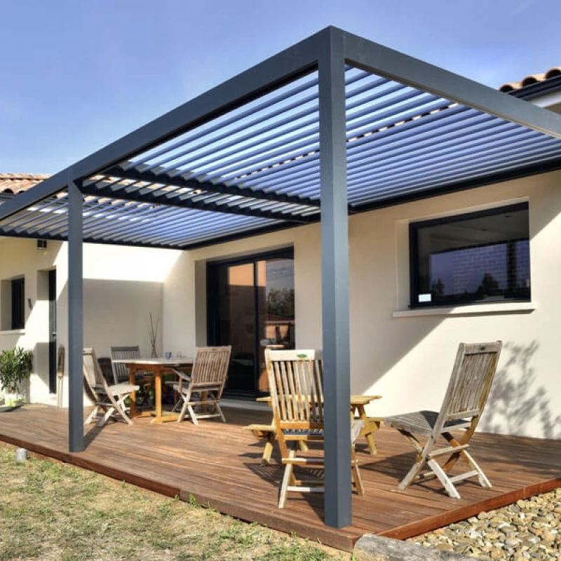 TOMA Pergola Aluminium 6x4 Profile Aluminium Pour Pergola