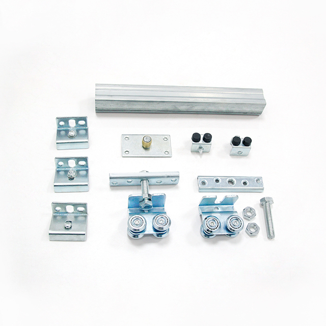 Galvanized Box Track Sliding Barn Door Hardware