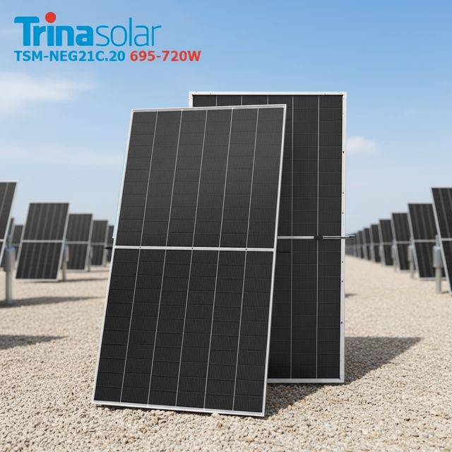 Trina High Efficiency Half Cell N-Type 720W Solar Panel