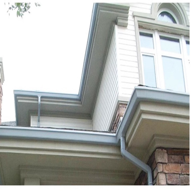 China Factory Modern Design PVC Roof Gutter 120x160mm U Channel Profile Rain Gutters