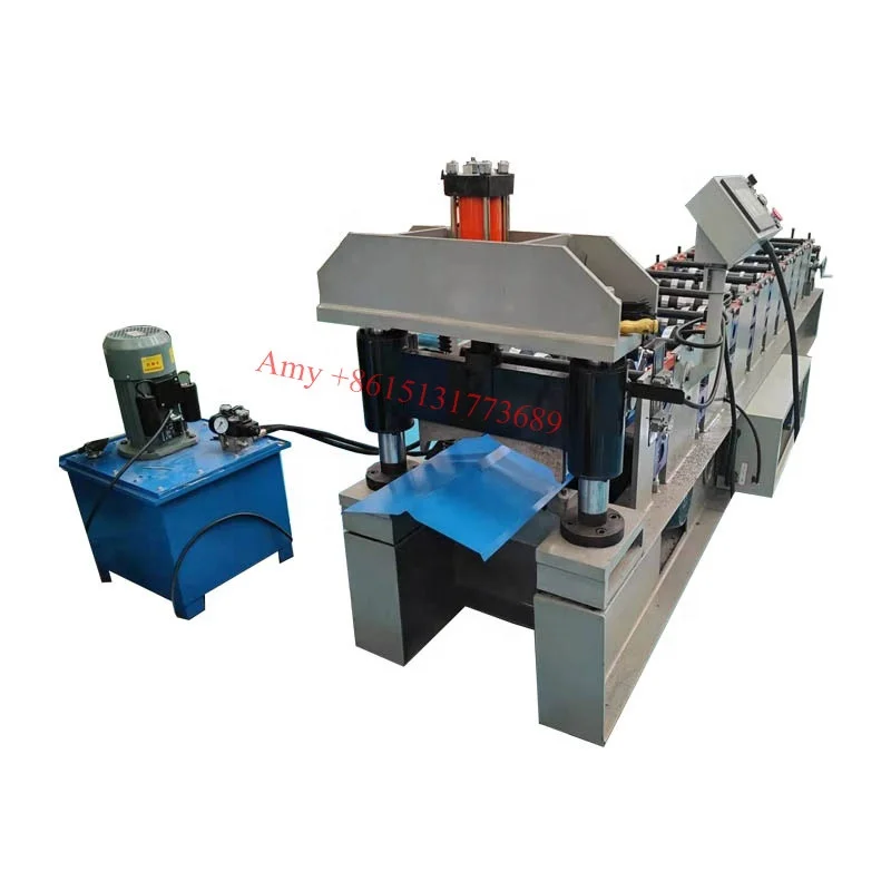 Metal Steel Flashing Roofing Ridge Cap Hip Cap Roll Forming Machine Ridge