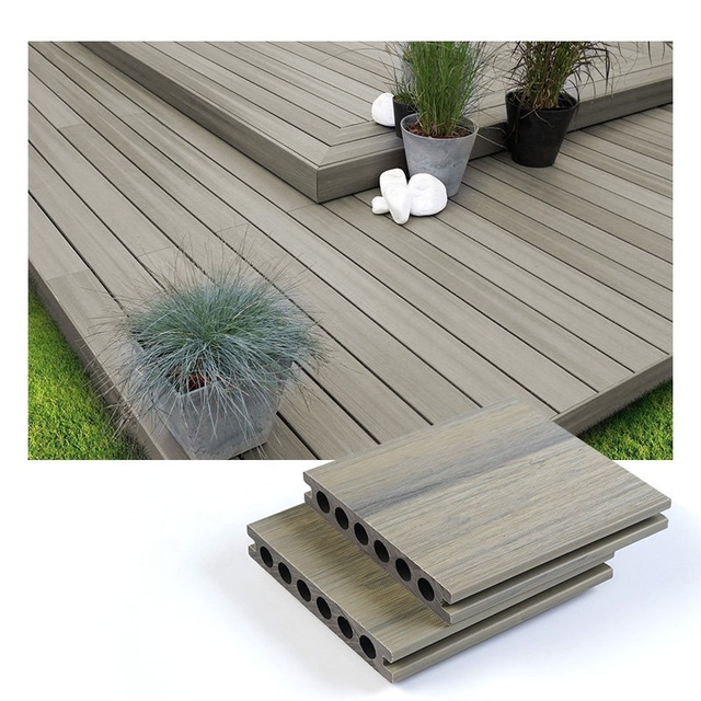 WPC Interlocking Wood Deck Plastic Composite Tile