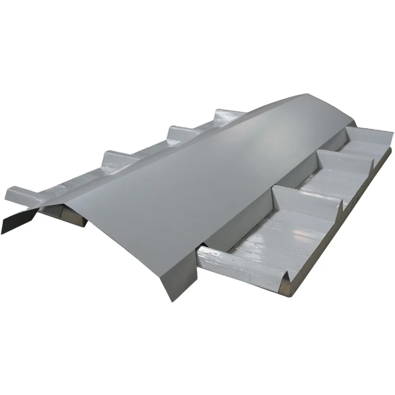 30-200mm Thick PU PIR Sandwich Panel Roof ridge Cap and Flashing Gutter