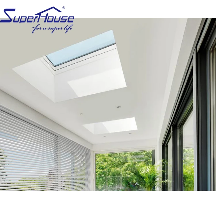 High Quality Hurricane Proof NFRC NOA FPA AS2047 Double Glass Skylight Window