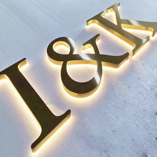 Manufacturer Custom Storefront LED Signage Retail Shops Offices Durable