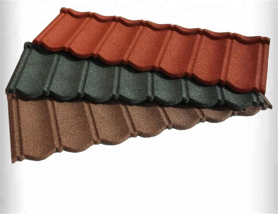 Hot Sale Pressed Metal Roof Tile Building Materials for House Roof Stone