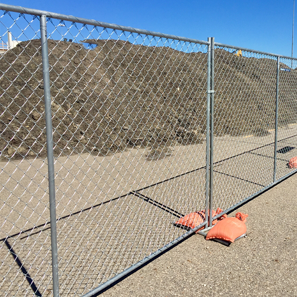 Strong PVC Galvanized Portable Metal Fence Panel Movable Temporary Fence