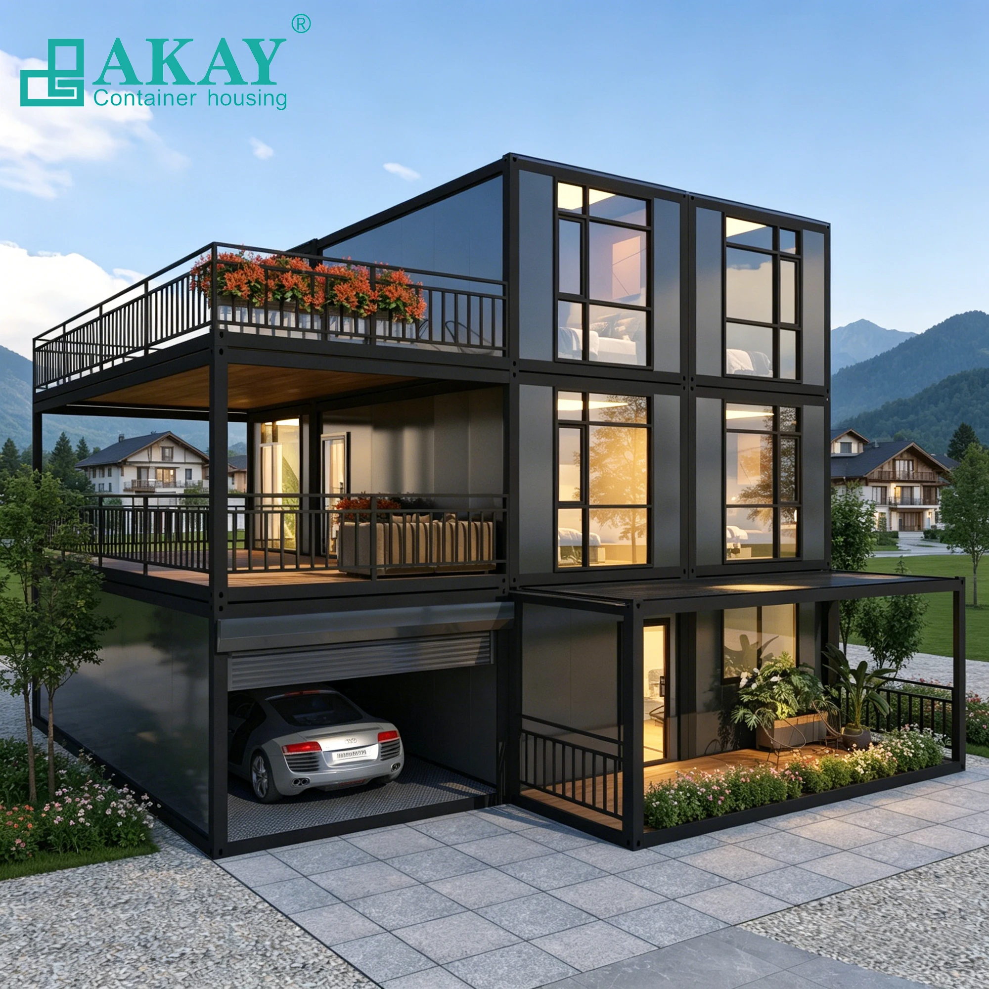 3-Story High Quality Prefab Villa Luxury Modular Design