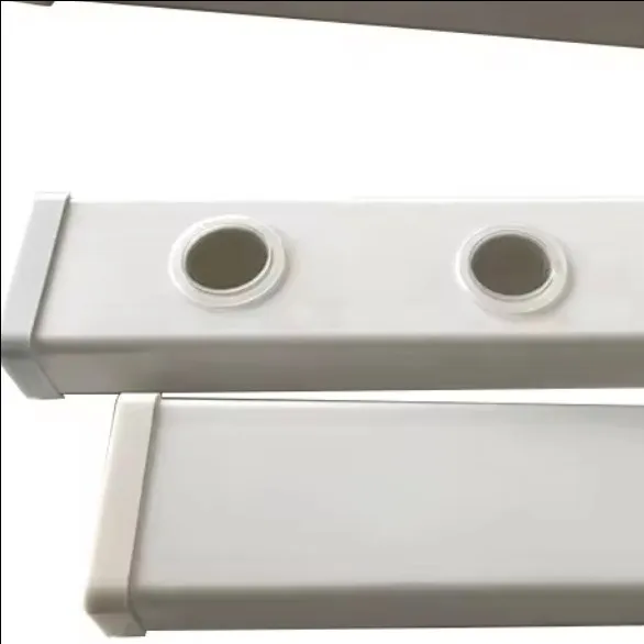 PVC NFT System 100*50mm NFT Gutter Gutter for Greenhouse
