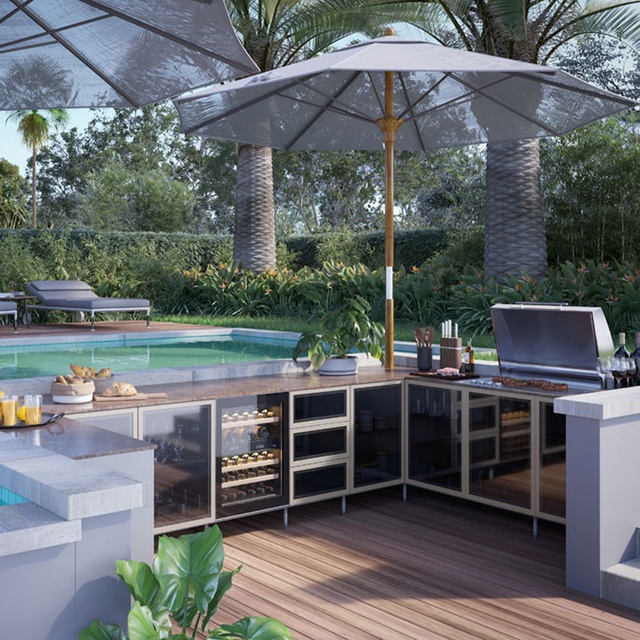 Vermonhouzz Stainless Steel Outdoor Kitchen BBQ