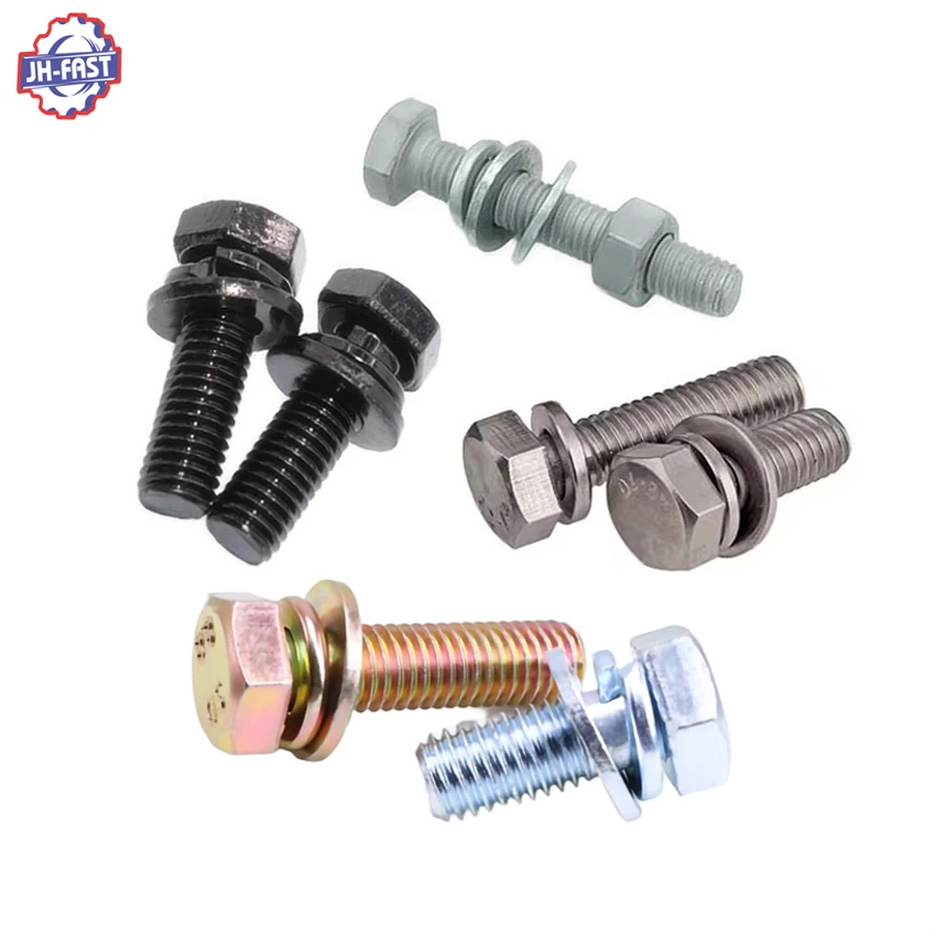 Nut and Bolt Manufacturing Galvanized Grade 8.8 10.9 Bolts and Nuts M10 M12