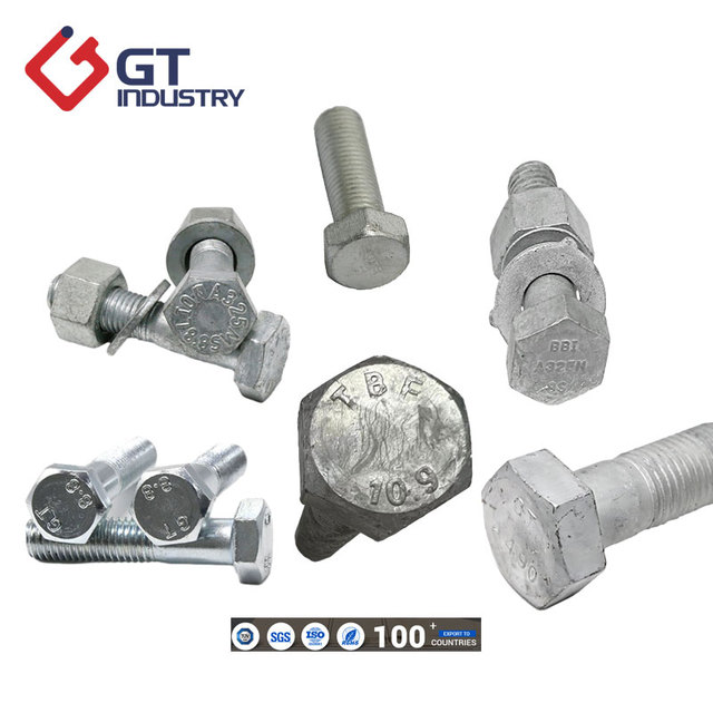 GT Carbon Steel HDG Hex Bolt M12-M30 A307/A325 Class 8.8