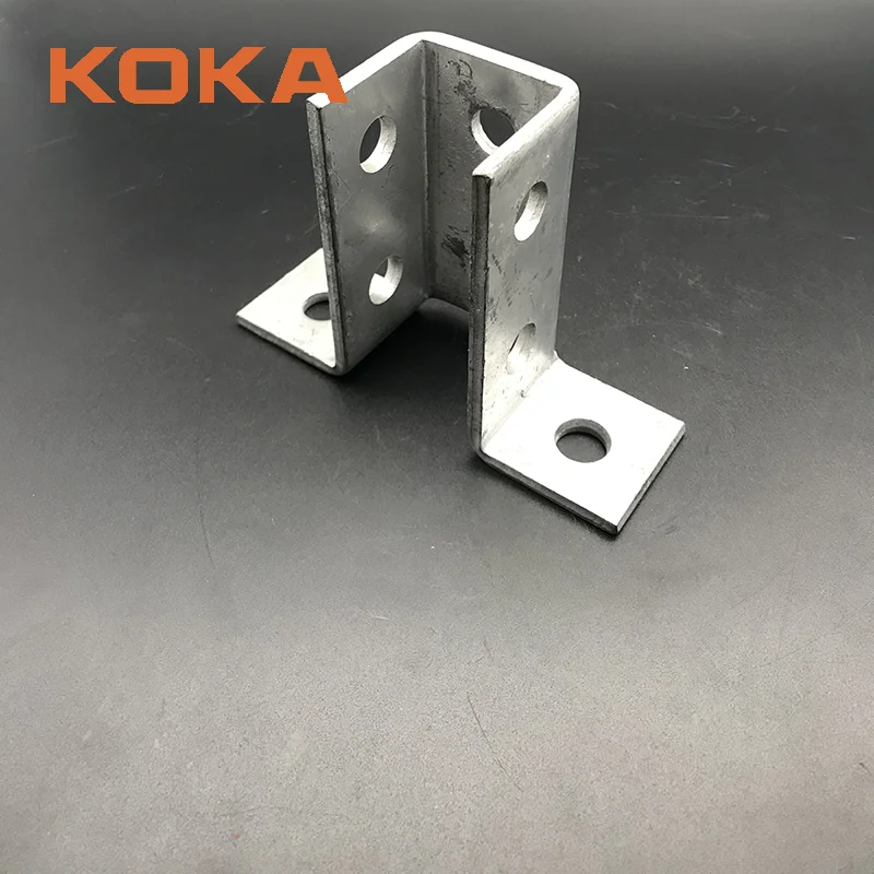 Unistrut Fitting Brackets Customized Slotted Hot Dip Galvanized Strut