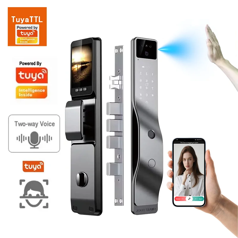 Tuya Biometric Digital Fingerprint Smart Lock Face Recognition