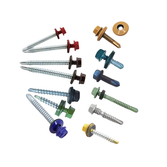 Roof Screw Cap Plastic or Metal Screw Cap for Roofing Screws, Waterproof Fastener