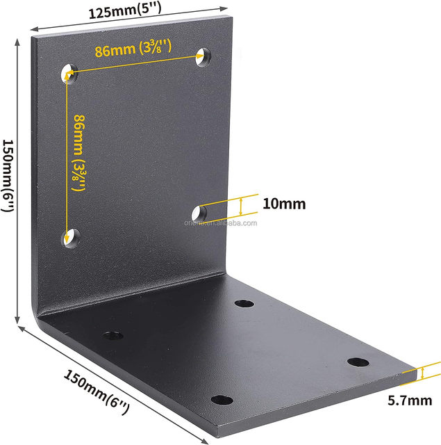 Customized Factory Metal L Corner Connecting Galvanized
