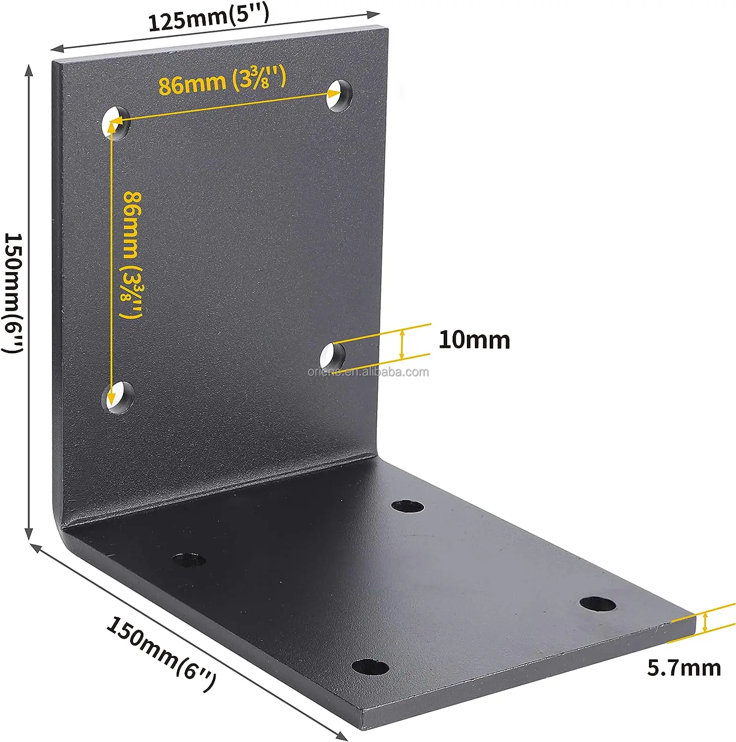 Customized Factory Metal L Corner Connecting Galvanized
