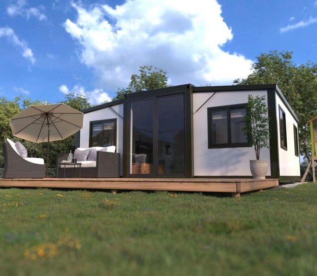 Low Cost Detachable Flat Pack Container House Portable Labor Camp Site Office