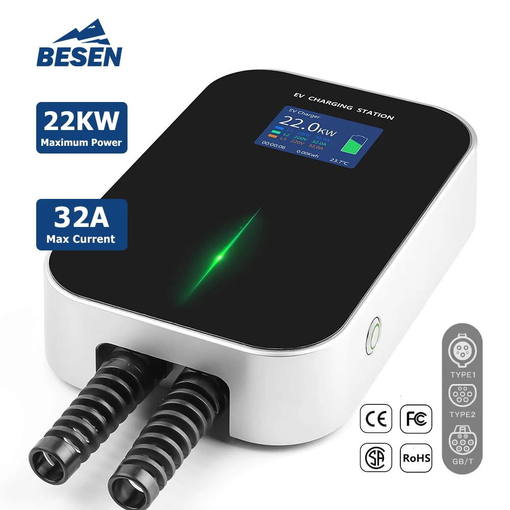 BESEN 22kW EV Charger Type 2 Charging Station