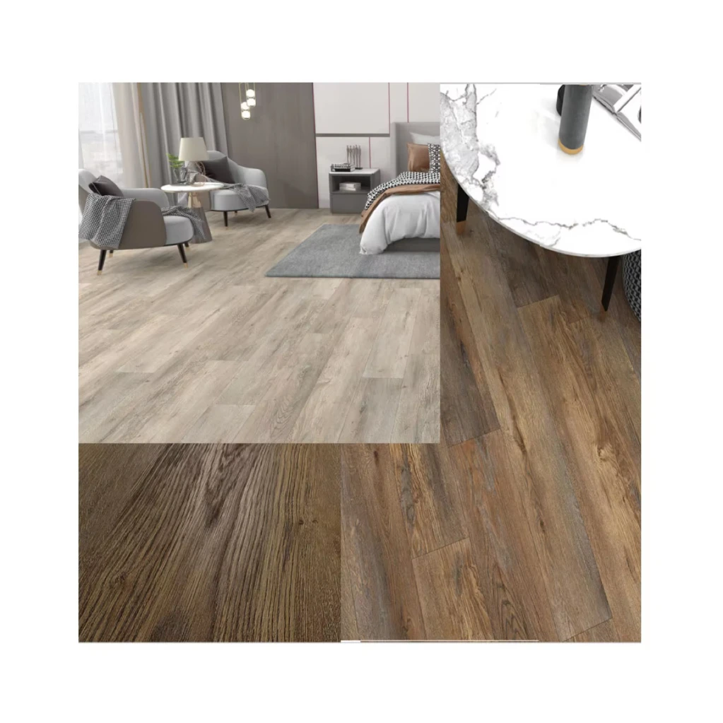 Hot Sale Soundproof PVC Plank 6mm 6.5mm Interlocking SPC Vinyl Flooring