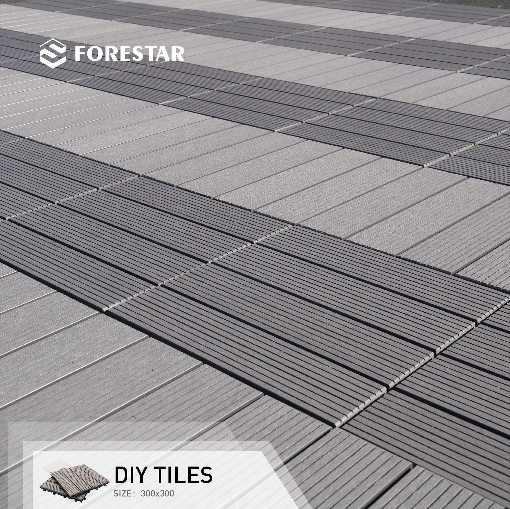 100% Eco Friendly 300*300mm New DIY Tiles