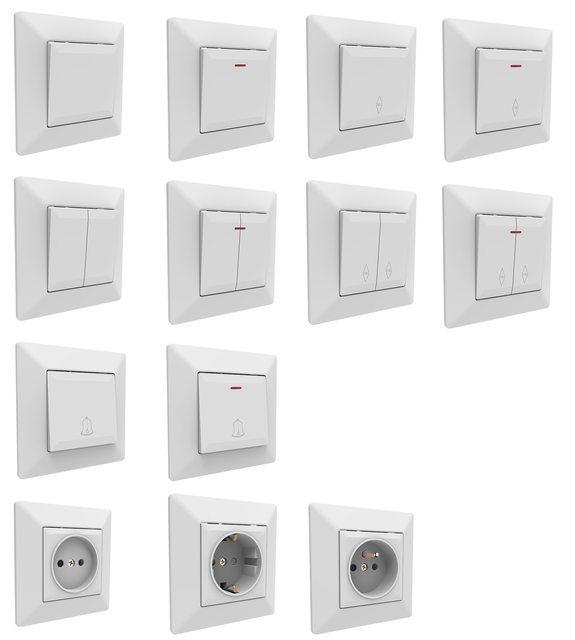 Europe Standard Light Switch New Design Universal