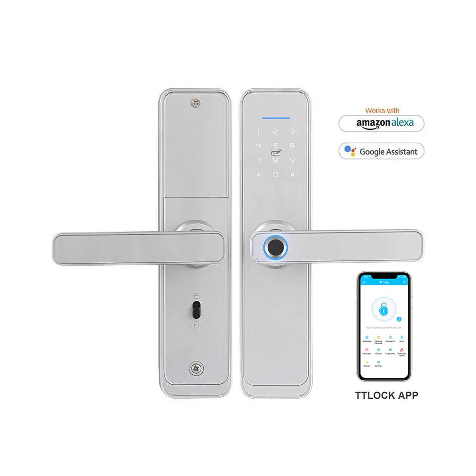 Tuya Wifi App Intelligent Biometric Smart Door Lock
